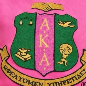 Custom Winter / Autumn A| K | A Long Sleeve Solid Crew Neck Sweatshirt for Sorority womens 500 Grams Pink colour - Product Image 2