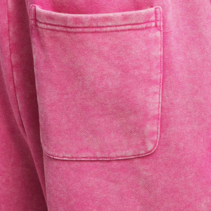 Shorts délavés à l'acide pour femmes, style mode, streetwear, décontracté d'été, joggers, vintage à boutons - Product Image 5