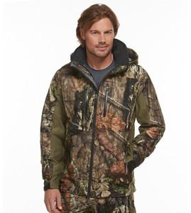 Veste de chasse softshell camouflage pour homme, manches longues, imperméable, pour l'automne, motif Optifade imprimé, patch sur la manche gauche - Product Image 3