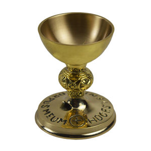 Cáliz Dorado para Iglesia o Capilla, Cruz Dorada para Sacerdote, Ciborio, Cáliz Cristiano Católico, Artículos Religiosos - Product Image 6