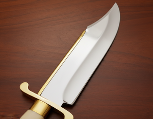 Couteau Bowie artisanal de qualité industrielle, 17 pouces, grand modèle, pour le camping et la chasse en extérieur, lame en acier inoxydable forgée à la main, manche en os - Product Image 5