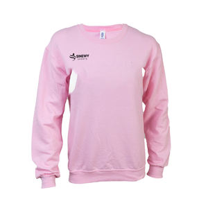 Sweatshirts d'hiver pour hommes à col rond personnalisés, manches longues, appliqué brodé, uni teint, OEM, coupe classique, sororité, femmes, perle - Product Image 2