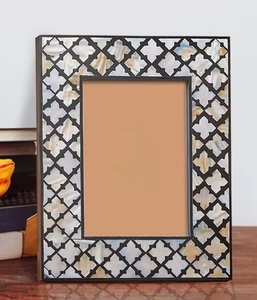 Floral Vintage Mother of <b>Pearl</b> Inlay Reflective for <b>Photo</b> <b>Frame</b> Handmade Decor Gift Couple Picture <b>Frame</b> Home Office Decor - Product Image 6
