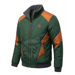 Classic <b>Men</b> Puffer <b>Jacket</b> Insulated Warm Design Comfortable Fit Ideal For Winter Outdoor Travel Casual Fashion - Product Image 4