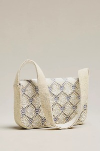 Sac à main de luxe brodé de perles pour la mode et l'usage quotidien, design personnalisé avec détails en perles. - Product Image 5