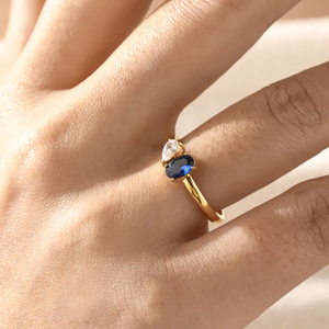 Trendy Women Geometric Inlay <b>Ring</b> 304 Stainless Steel with 18K Gold PVD Plated Waterproof Tarnish Free Fashion Jewelry - Product Image 1