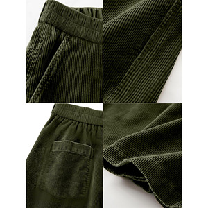 กางเกงจ็อกเกอร์ลำลองผู้ชายขายส่งแบบ OEM มีกระเป๋าข้าง เอวกลาง ผ้าฝ้าย ทรงตรง ลายเรียบ กางเกงวอร์มผู้ชาย - Product Image 5