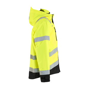 เสื้อแจ็คเก็ตทำงานแบบสั่งตัดสำหรับผู้ชาย แขนยาว ผ้า softshell กันน้ำ มองเห็นได้ชัดเจน มีซิป สะท้อนแสงเพื่อความปลอดภัย - Product Image 4