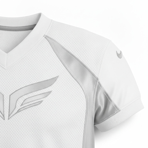 Tenue de football américain vierge en gros, à prix abordable, avec écusson brodé premium double couche sur les épaules, pour compétition universitaire et vêtements de sport - Product Image 5