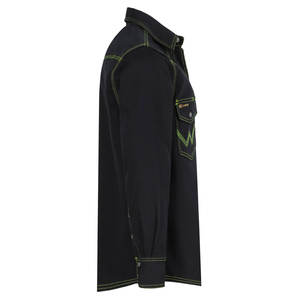 Trajes de Soldadura Transpirables de Algodón FR, Talla M, para Soldadores Industriales, Exposiciones Térmicas de Corta Duración, Resistentes a las Llamas, 7.5OZ, CAT2 - Product Image 4