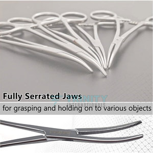 Pinza Hemostática Mosquito Curva, Instrumento Médico Confiable, Herramienta para Procedimientos Médicos - Product Image 2