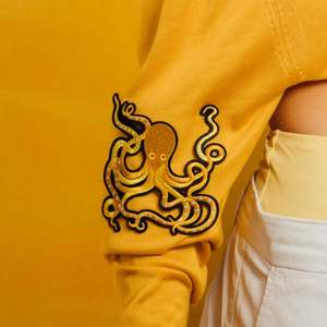 Patches brodés thermocollants Golden Octopus - Product Image 6