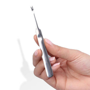 KAAMIR INSTRUMENTS KI--141 Repousse-ongles double face réutilisable en acier inoxydable pour manucure professionnelle, logo personnalisable - Product Image 3