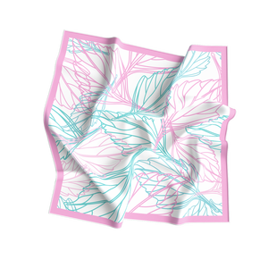Women Adult Silk <b>Square</b> <b>Scarf</b> European American Digital Print Reversible Breathable Pattern All Seasons Daily Wear Fashion - Product Image 1