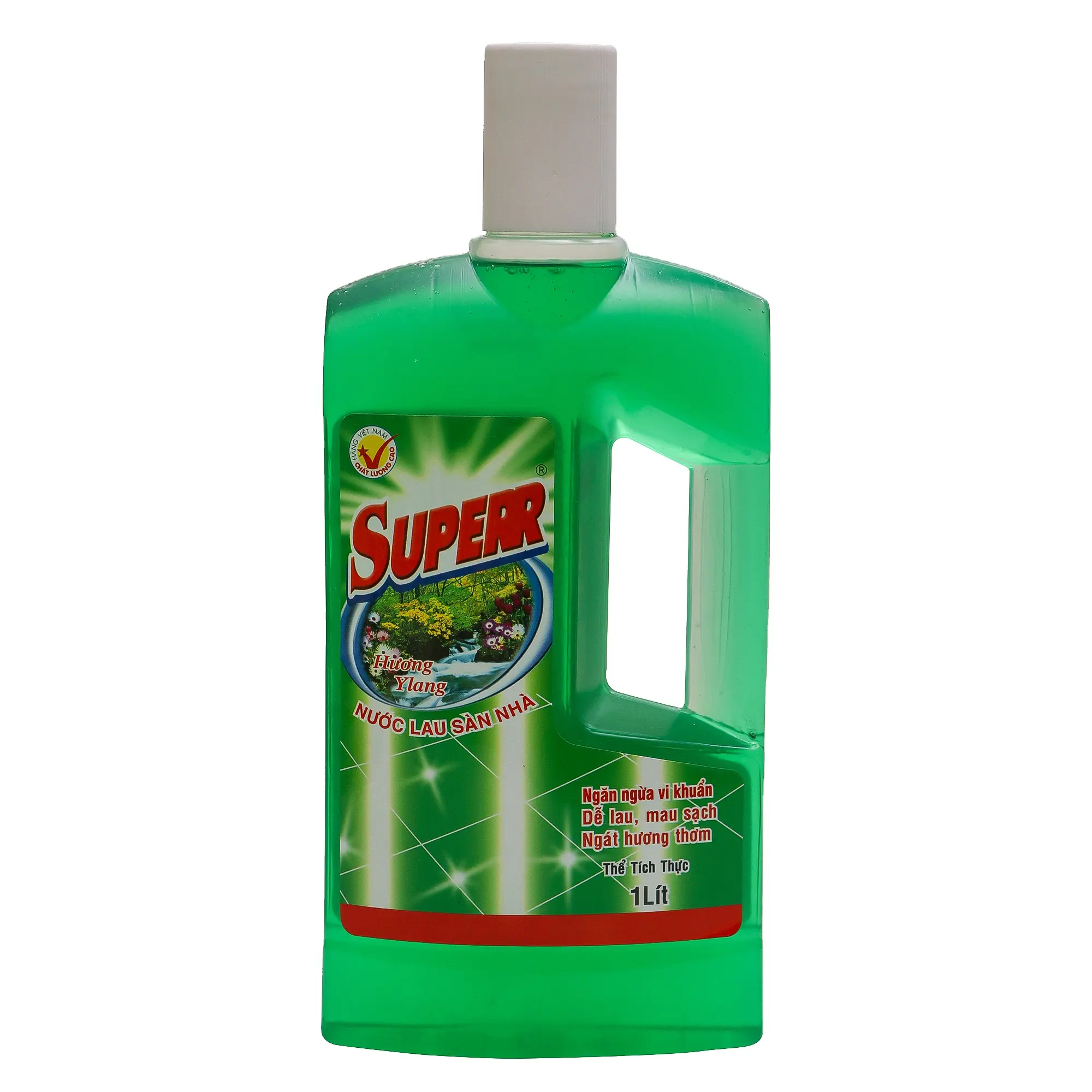 Chất tẩy rửa sàn superr 1L Ylang mùi hương-Loại bỏ hiệu quả vết bẩn và tiêu diệt vi khuẩn-Sản xuất tại Việt Nam-Sẵn Sàng xuất khẩu