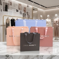 Sac cadeau rigide pliable fait main avec poignée, imprimé sur mesure, pour l'emballage de montres destiné aux chaînes de vente au détail aux États-Unis