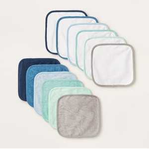 Rehma Baby Wear Soft 100% Cotton Baby Washcloth Set Infant Face Towels Absorbent Gentle Cleaning Cloths for Newborns - Product Image 2