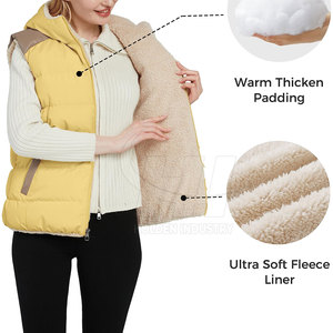 เสื้อกั๊กขนเป็ดให้ความอบอุ่นสำหรับฤดูหนาวเสื้อกั๊กบุนวมกันหนาว - Product Image 4