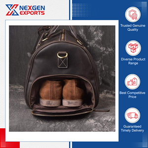 กระเป๋าเดินทางหนัง PU คุณภาพสูง ดีไซน์โดดเด่น ความจุเยอะ ผลิตในอินเดีย กันน้ำ เหมาะสำหรับผู้ซื้อจำนวนมาก ราคาถูก - Product Image 4