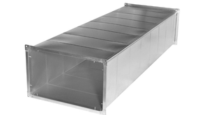 Conduit d'air HVAC rectangulaire préfabriqué en acier galvanisé, conduit de ventilation en acier galvanisé - Product Image 2