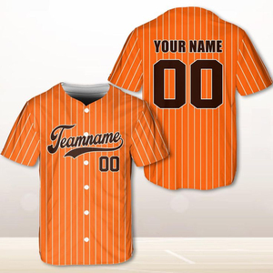 Maillot de baseball personnalisé gris et blanc uni à manches courtes, boutonné sur le devant, sublimé, respirant, anti-humidité, 100 % polyester, unisexe - Product Image 4