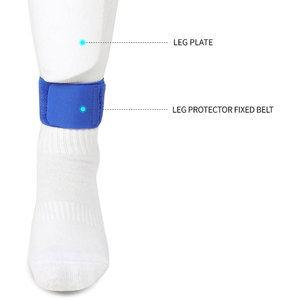 Blue Nylon Leg Protector Fixed Belt with Hook & Loop Closure for Sport Outdoor Use - Product Image 4
