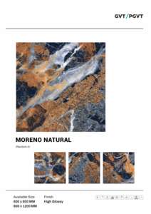 กระเบื้องพอร์ซเลนดีไซน์เนอร์ เกรดพรีเมียม ขนาด 600x600 มม. เงาสูง สำหรับตกแต่งพื้นและผนังภายในสไตล์โมเดิร์น - Product Image 2