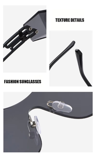 Lunettes de soleil tendance tout-en-un pour femmes ou hommes, montures de lunettes de soleil, lunettes de luxe, nouvelle collection, lunettes de vue - Product Image 5