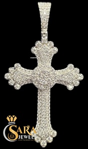 ซื้อจี้รูปกางเขนประดับเพชรโมอิสซาไนต์ VVS สไตล์ฮิปฮอป วินเทจ สำหรับผู้ชายและผู้หญิง เหมาะสำหรับงานแต่งงาน ของขวัญในโอกาสพิเศษ - Product Image 3