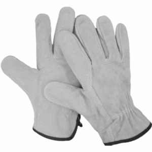 High Quality Reflective Safety Industrial <b>Gloves</b> Comfortable Cowhide Split Leather for Drivers Abrasion Resistant Garden <b>Gloves</b> - Product Image 6