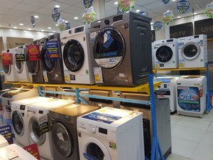 Présentoir de laveuse robuste ADONG A09 | Rack à deux niveaux pour la configuration de supermarché | OEM/ODM Vietnam - Product Image 2