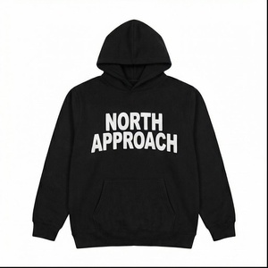 Sweat à capuche North Approach pour homme, coupe oversize, en molleton de coton, décontracté, avec poche avant, idéal pour l'automne - Product Image 1
