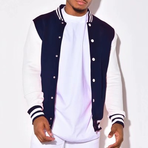 Wholesale Mens Baseball Uniform <b>Jacket</b> Blank O-neck <b>Jacket</b> for Men Stylish University College Winter <b>Jacket</b> with Pockets - Product Image 4