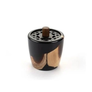 NobleAura Acacia Resin Mubkhar – Porte-encens artisanal pour Bakhoor et Oud, pour des intérieurs islamiques élégants, provenant d'Inde - Product Image 1