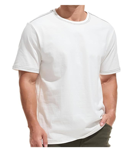 Camiseta Sólida para Hombre, Personalizada, de Poliéster y Algodón, con Impresión de Serigrafía de Alta Densidad, Modelo [Número de Modelo] - Product Image 3