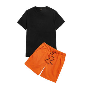 Ensemble t-shirt et short pour homme, vêtements de sport, été, manches courtes - Product Image 1