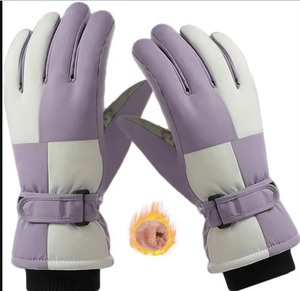 Women Ski <b>Gloves</b> Snow Waterproof Touchscreen Winter <b>Warm</b> Snowboarding Windproof Cold Weather Anti Slip Warmth Luxurious Comfort - Product Image 1