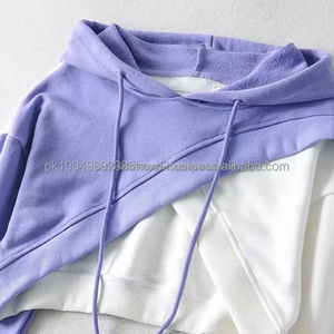 Sudadera Corta Personalizada OEM Más Vendida, Fabricante de Sudaderas Cortas de Color Personalizado para Mujer, Sudadera de Moda - Product Image 1