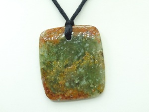 Pendentif en quartz naturel, pierre précieuse polie et lisse, forme fantaisie, fait main, pierre brute 40-50MM, sans placage - Product Image 2