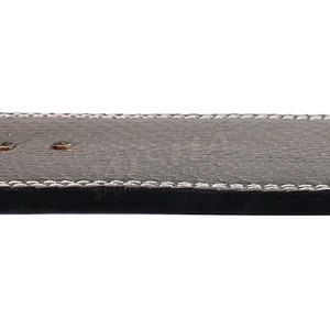 Cinturón de Soporte Lumbar Ajustable Rhino Fitness de Neopreno Gris con Hebilla Dorada y Diseño de Logotipo para Levantamiento de Pesas - Product Image 6