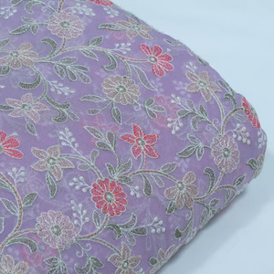 Tissu brodé malté, tissu à sequins, tissu brodé pour robes, tissus textiles, tissu en coton personnalisé, fourniture pour l'exportation de la mode - Product Image 1