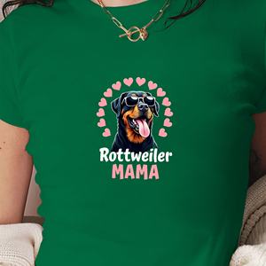 Rottweiler Mama Camiseta corta de moda para mujer - Product Image 3