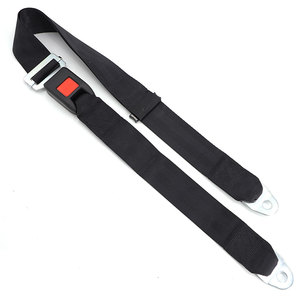 Cinturón de Seguridad de 2 Puntos de Diseño Deportivo, Cinturón de Seguridad Simple de 2 Puntos para Asiento de Pasajero de Autobús, Hecho de Poliéster, Cinturones de Seguridad para Automóviles - Product Image 3