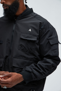 Chaqueta Bomber Estilosa para Hombre 2026, Ropa de Calle a la Moda, Chaqueta Impermeable Personalizada para Hombre con Múltiples Bolsillos - Product Image 2