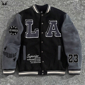 2026 OEM ODM Service Premium Quality Eco-Friendly 100% Polyester Custom Logo Print Unisex Adult Varsity <b>Jackets</b> - Product Image 6