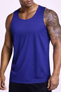 OEM Custom Logo Casual Sleeveless Tank top Breathable Quick Dry Mens Sports Gym Exercise Apparel <b>Running</b> - Product Image 5