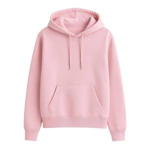 เสื้อฮู้ดดี้ผ้าฝ้ายจากโรงงานโดยตรง OEM สำหรับผู้หญิง เนื้อผ้านุ่ม ระบายอากาศได้ดี ไม่เป็นขุย สไตล์ลำลอง สตรีทแวร์ รับผลิตตามแบบ OEM - Product Image 1