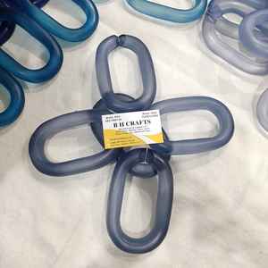 Décoration murale artistique en résine époxy, motif hibou ange, grand format, transparente, écologique et colorée, avec maillons de chaîne, pour Noël personnalisé - Product Image 1