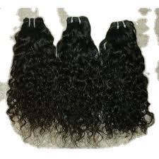 Paquetes de cabello virgen Remy indio de 30 pulgadas estilo de onda suave con cierre de encaje de Stock extensión de tejido de cabello de Color negro Natural - Product Image 2