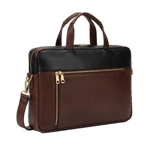 Sac pour ordinateur portable en cuir vintage avec compartiment de protection pour ordinateur portable, design classique pour le travail de bureau et les voyages d'affaires - Product Image 5